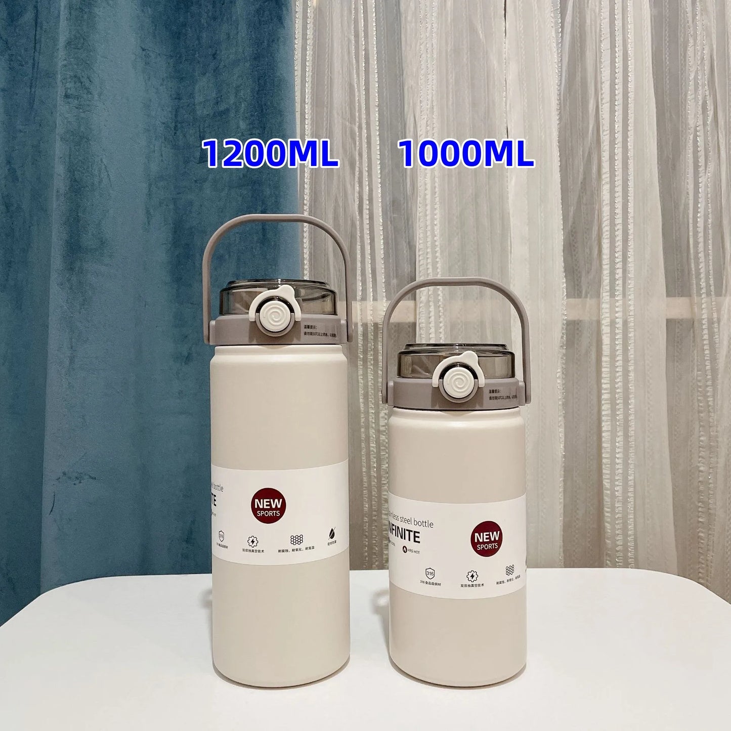 1L/1.2L Stainless Steel Thermo Bottle