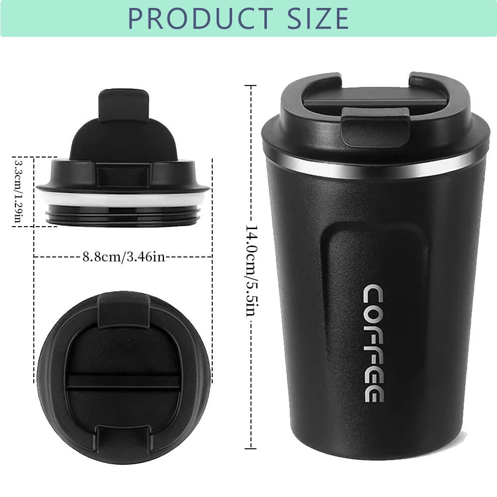 12OZ/17OZ Insulated Stainless Steel Coffee Mug