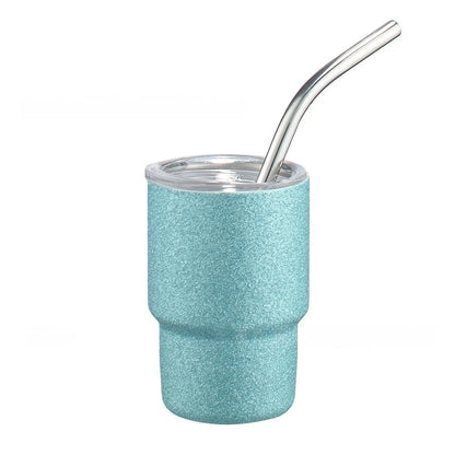 3oz Glitter Stainless Steel Insulated Tumbler