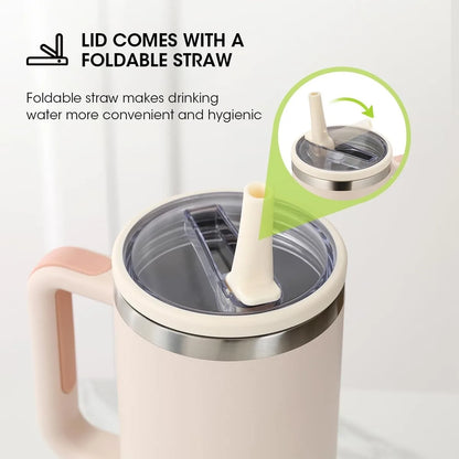 Leak-Proof Flip Straw Lid Replacement