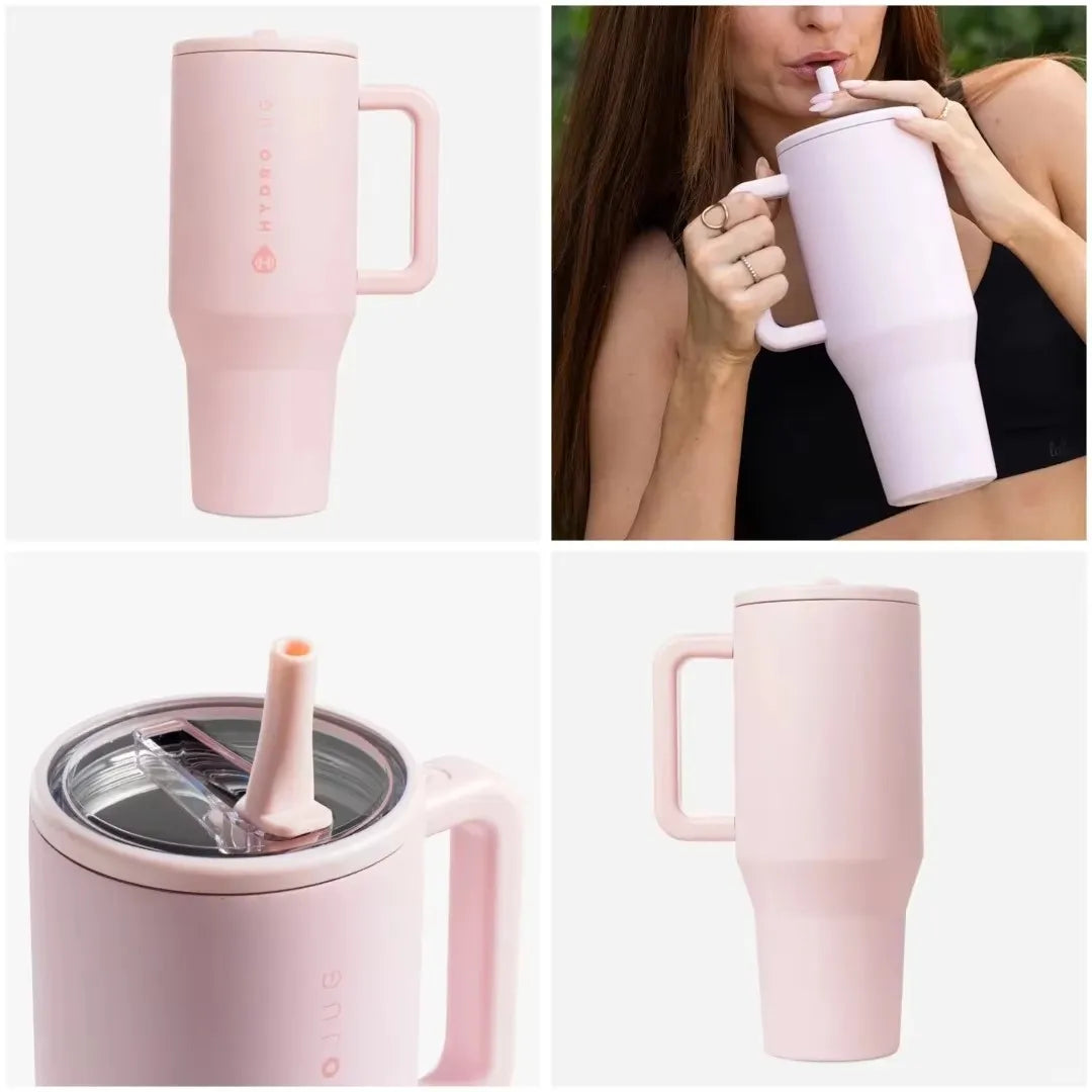 32oz/40oz Stainless Steel Tumbler with Straw