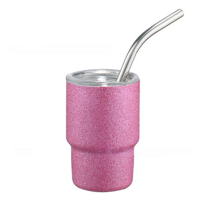 3oz Glitter Stainless Steel Insulated Tumbler